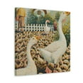 thumbnail image 2 of Geese in Pointillism - Canvas, 2 of 8