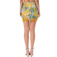 thumbnail image 3 of INSPIRE CHIC Boho Floral Skirts for Women's Tie Side Knot Tassel Slit Beach Mini Skirt XS Yellow, 3 of 6