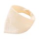 thumbnail image 1 of Babero para bebé, transpirable, triangular, absorbente, ajustable, con broches de tela Beige, 1 of 9