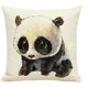 thumbnail image 1 of Funda de almohada decorativa Monstrate de lino con estampado de animales 45x45x0.3cm, 1 of 6