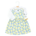 thumbnail image 2 of Hudson Baby Infant and Toddler Girls Cotton Dress and Cardigan Set, Blue Lemons, 5T, 2 of 5