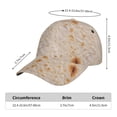 thumbnail image 2 of Balery Tortilla Gorra de béisbol de tamaño ajustable para correr, entrenar y actividades al aire libre. Gorra de papá para todas las estaciones., 2 of 6