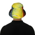 thumbnail image 5 of Zufioo Tennis Ball In Fire And Water Waterproof Reflective Holographic Bucket Hat,Men and Women Night Reflective Hat,Rave Festival Boonie Cap, 5 of 6