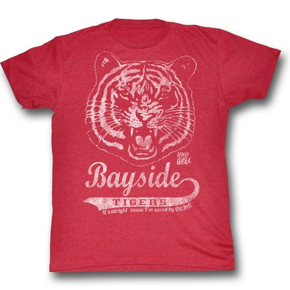 Saved by the Bell Bayside Vintage Cherry Heather T-Shirt
