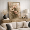 thumbnail image 4 of Framed Canvas Print Wildflower Wall Art Boho Decorative for Living Room Bedroom - 16"x24" NATURAL, 4 of 8