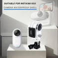 thumbnail image 4 of Waterproof Housing Case for Insta360 GO 3S, Go 3 Underwater Dive Protective Shell 30M/98ft with Bracket Accessories, 4 of 7