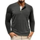 thumbnail image 2 of pstuiky Camisas suaves de manga larga para hombre, Camiseta deportiva y de fitness para hombre, de color liso, cálida y ajustada, con cuello semialto y manga larga. top de hombre l, 2 of 6