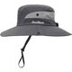 thumbnail image 1 of Sombrero de verano para mujer, sombrero de playa de ala ancha, sombrero de protección UV para exteriores, sombrero plegable de malla fresca con cola de caballo, 1 of 5