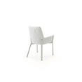thumbnail image 3 of Limari Home Robin 18"  Stainless Steel/Bonded Leather Dining Chair in White, 3 of 8