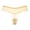 Beige, variant on Women's Ice Silk Seamless Yoga Triangle Breathable Sport Thin Latex Antibacterial Panties Orange XXL