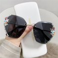 thumbnail image 2 of EIMELI Rimless  Sunglasses Women Shades UV400 Protection Rimless Vintage Sun Glasses Rimless Gradient Sun Glasses Rhinestone Retro Sunglasses for Outdoor Activity, 2 of 6
