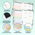 thumbnail image 5 of Magnetic Weekly Meal Planner Notebook for Fridge, Tear-Off Grocery List Magnet Pad with Budget Planner & To Do List, 52-Week Food Journal for Kitchen Organization, 5 of 8