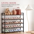 thumbnail image 4 of Expandable Shoe Rack for Closet \uC\uD Adjustable Shoe Rack for Small Space Small Shoe Organizer for Front Door Sturdy Metal, 4 of 7