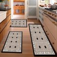 thumbnail image 2 of Farmhouse Kitchen Rugs Set 3 Piece, Boho Kitchen Mats for Floor, Non-Slip Kitchen Rug Waterproof Mats for Kitchen, Runner Rugs for Hallway Laundry Holiday Sink Decor, 2 of 12