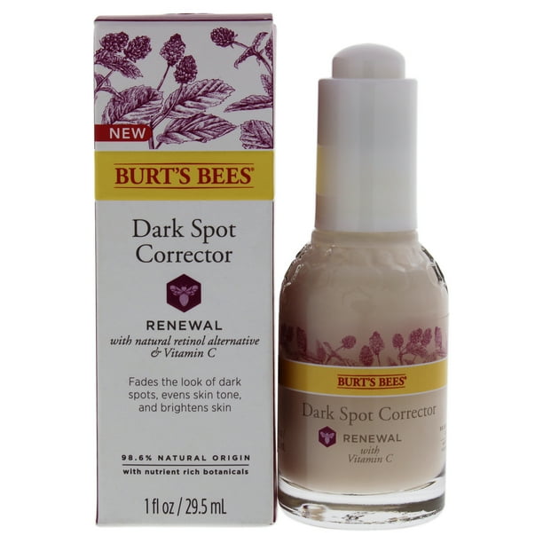 Corrector de manchas oscuras de Burts Bees para unisex - Corrector de 1 oz Burts Bees Dark Spot Corrector Corrector Unisex 1 oz