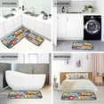 thumbnail image 4 of SKYSONIC Vintage Audio Cassettes Kitchen Mats Set of 2 Music Tapes Anti Fatigue Floor Runner Rug Non Slip Comfort Mat 19.7x27.6 Inch + 19.7x47.2 Inch for Living Room Laundry Room Hallway, 4 of 7