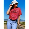 thumbnail image 2 of Japanese Dragon Brave Slogan Tie Dye Crystal Women -Image by Shutterstock, Female XX-Large, 2 of 4