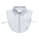 thumbnail image 1 of Collar falso desmontable a rayas, collar falso, solapa, blusa, camisa, gargantilla Blanco, 1 of 9