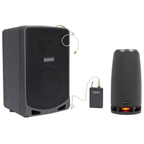 SAMSON XP106WDE 6" Rechargeable Bluetooth PA DJ Speaker Headset RockShip