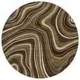 thumbnail image 2 of Addison Rugs Chantille Indoor/Outdoor Transitional Swirls Fudge Washable Round Rug, 8' x 8', 2 of 6