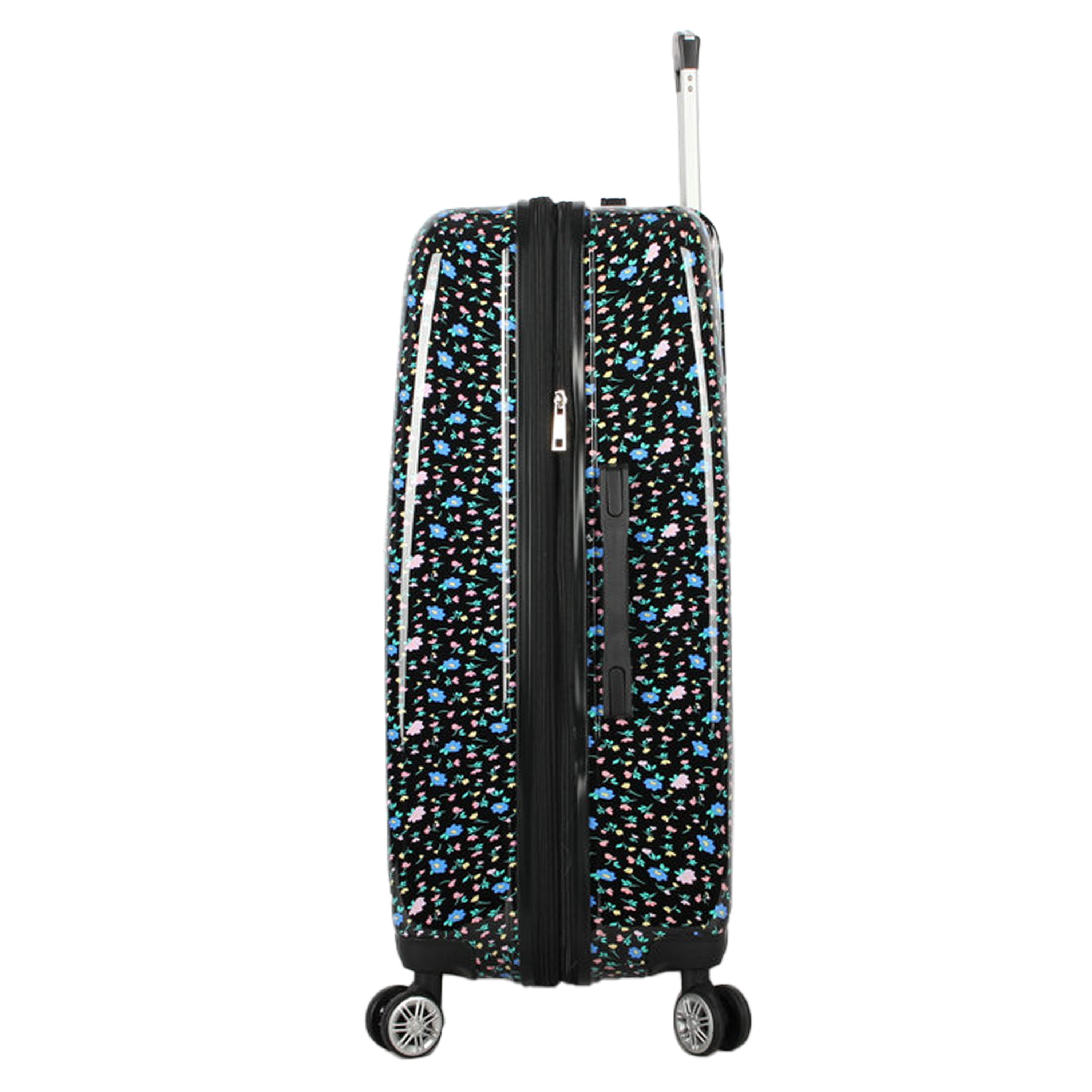 MADDEN NYC, Main Character Hard Side 28" Expandable Checked Luggage, Floral Print