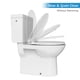 thumbnail image 2 of Asiento de inodoro redondo con asiento para niños pequeños, entrenamiento de orinal para adultos y niños, cierre lento, imanes, blanco, 2 of 6