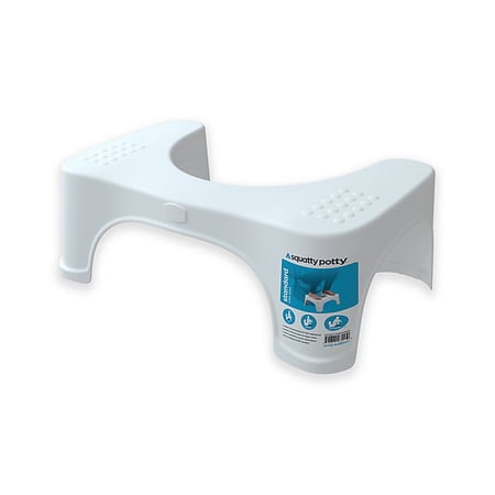 Squatty Potty® Standard 7-inch Toilet Stool In White,easy To Use: Just Sit On The Toilet And Place Your Feet On The Stool