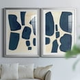 thumbnail image 6 of Wexford Home Blue Pieces I Abstract Art, Framed Art, 26.5" x 36.5" Silver Frame, Ready-Hang, 6 of 9