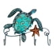 thumbnail image 4 of Estante de almacenamiento de hierro Ganchos para llaves en apariencia de tortuga 4 ganchos Ganchos de pared únicos Ganchos de animales con tornillo BLESIY Estante para llaves, 4 of 8