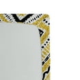 thumbnail image 2 of Ambesonne Ethnic Fitted Sheet, Chevron Waves Tribal, Twin Size, Yellow Black and White, 2 of 2