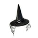 thumbnail image 5 of para Halloween, accesorios de disfraz, ala ancha para decoración, accesorios fotográficos modernos, puntiagudo, sombrero de mago para Carnaval Negro Yinane Sombrero de bruja, 5 of 8