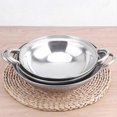 thumbnail image 2 of 1 Set Hot-pot Holder Stainless Steel Pot Double Handle Pot Dry Pot with Lid, 2 of 3