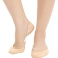 thumbnail image 2 of Womens Toe Topper Socks with Invisible SlingBack 6 Pairs Low Half Cut No Show Toe Covers for Heels, 2 of 6