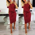thumbnail image 2 of Women Summer Dresses, Formal Dresses for Women,Women's Summer Casual Dress Short Sleeve Party Evening Pocket Ladies Flowy Comfortable Stylish Versatile Lightweight Fashion, 2 of 7