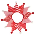 thumbnail image 1 of Banderines Triangulares de Tela de Algodón con Pompones Coloridos – Decoración para Cumpleaños, Tiendas de Campaña y Fondo de Fotos, 1 of 2