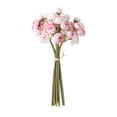 thumbnail image 1 of KAKOWELY 1 ramo de camelia artificial para boda, adorno floral para el hogar (rosa), 1 of 4