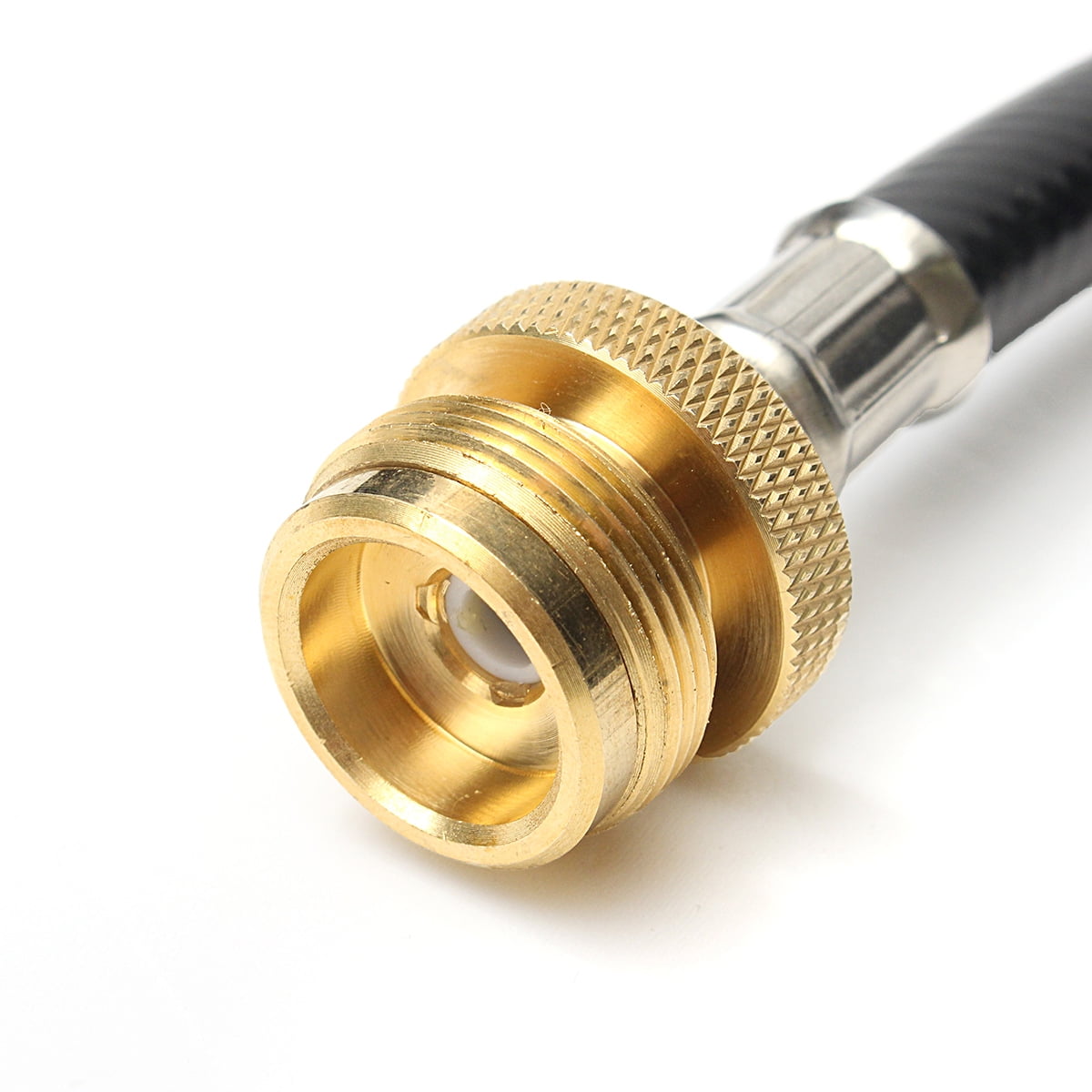 1pc 4feet Propane Extension Hose with Adapter Barbecue Pressure