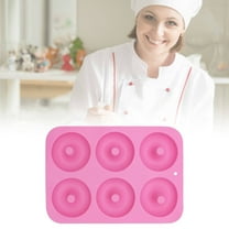 Silicone Donut Pan, Non-Stick Food Grade Silicone Baking Mold for Cakes, Easy Clean Donut Mold, Dishwasher & Microwave Safe, Flexible Non-Stick Dessert Pan