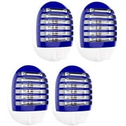 Happon Bug Zapper, 4 Packs Indoor Plug-in Mosquitos Insects Fly Trap with Protective Net, Insect Mosquito Killer for Kitchens, Bedroom, Cafes, Hospitals