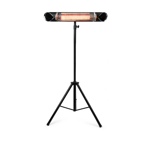 iQ Heat Wave Portable Heater - Infrared Heating, 3 Power Levels, Tip-Over & Overheat Protection, IP55