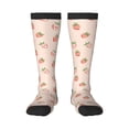 thumbnail image 1 of Gaeub Chaussettes Design Imprimé Fraises Chaussettes Hautes Extensibles pour Hommes Femmes Adolescents, Chaussettes de Softball Soccer pour Randonnée, Sport, 1 of 3