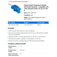 thumbnail image 2 of Engine Coolant Temperature Sending Unit Switch Connector - Compatible with 1995 Chevy C3500 7.4L V8 L19 VIN N, 2 of 2