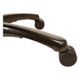 thumbnail image 4 of Vertical Black Mesh Back and Coal Black Fabric Seat with Polished Aluminum Base, 4 of 5