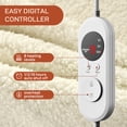 thumbnail image 2 of SOHTOPHO Heated Mattresstoppers King, Heated Blanket, Ivroy, 78" x 80", Electric Mattress toppers, Heated Mattress, Bed Warmer, Bed Heater, Electric Blanket, Heated Mattress Cover, 2 of 7