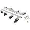 thumbnail image 3 of Speedway Motors Linear Wire Loom Kit with Sliding Tabs, Chrome Finish for Most V8 Engines, Includes Two Looms and Black Insulator Dividers, Universal Fit, 3 of 6