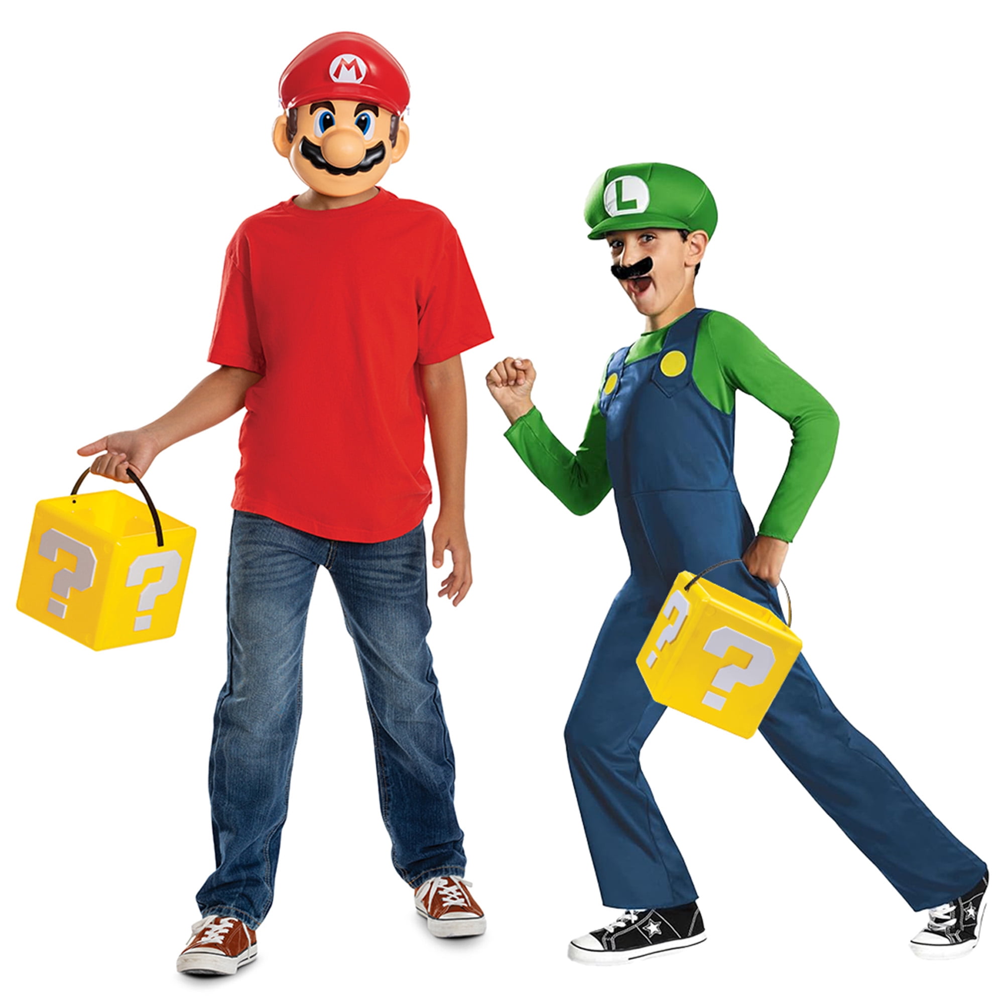 Disguise Super Mario Bros Treat Pail, Official Super Mario Costume Accessory