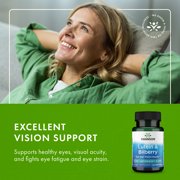 Swanson Lutein and Bilberry Supplement, Vision Support, 120 Softgels