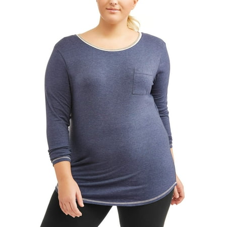 Poof Junior Plus OPP Athletic Rib Pocket Tee