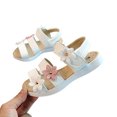 thumbnail image 5 of FSYBOA Girls Summer Sandals, Casual Non-Slip Open Toe Outdoors Kids Shoes White Size 1(Big Kids), 5 of 6