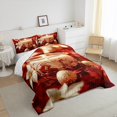 thumbnail image 3 of jejeloiu Romance Theme Valentine's Day Merry Christmas Twin Comforter Set,Reversible Microfiber Unisex Bedding,2pcs, 3 of 8